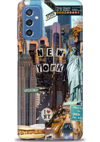 Samsung Galaxy M52 5g Hd Baskılı Kılıf + Seramik Tam Kaplayan Ekran Koruyucu 265