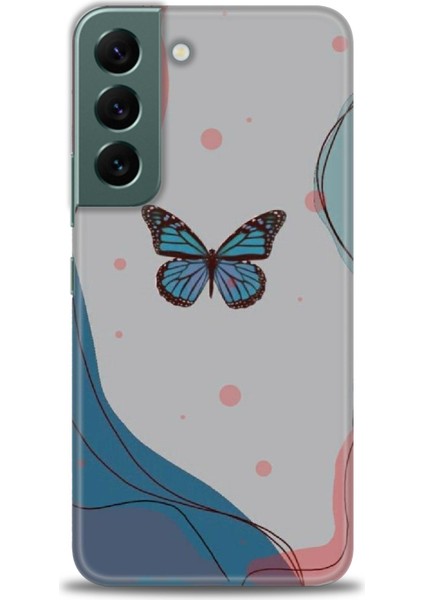 Samsung Galaxy S22 Hd Baskılı Kılıf + Seramik Tam Kaplayan Ekran Koruyucu 185