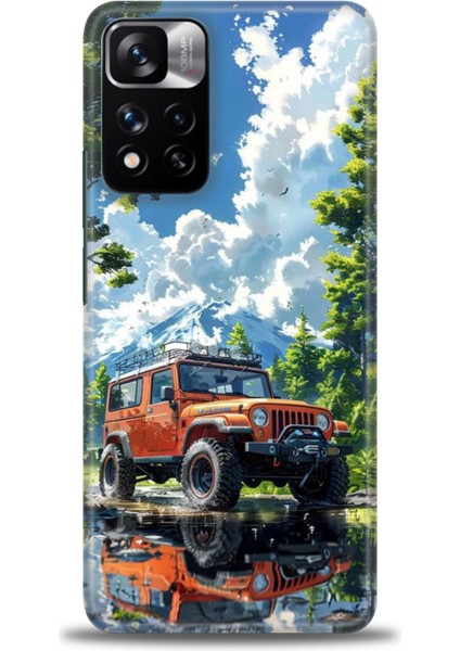 Xiaomi Redmi Note 11 Pro Plus Hd Baskılı Kılıf + Seramik Tam Kaplayan Ekran Koruyucu 107