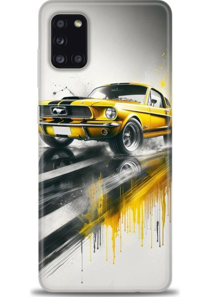 Samsung Galaxy A31 Hd Baskılı Kılıf + Seramik Tam Kaplayan Ekran Koruyucu 108