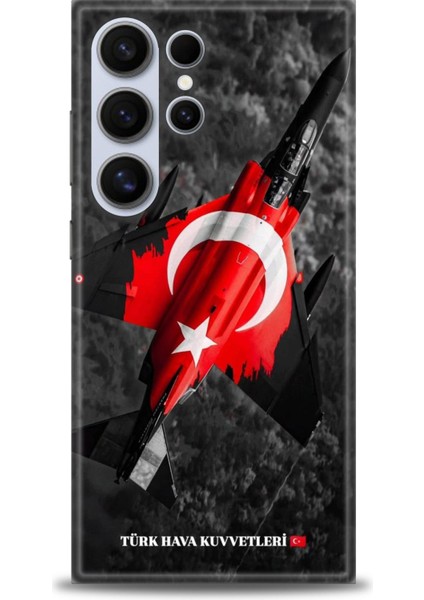 Samsung Galaxy S24 Ultra Hd Baskılı Kılıf + Seramik Tam Kaplayan Ekran Koruyucu 37