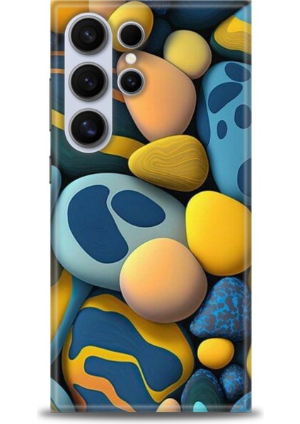 Samsung Galaxy S24 Ultra Hd Baskılı Kılıf + Seramik Tam Kaplayan Ekran Koruyucu 343