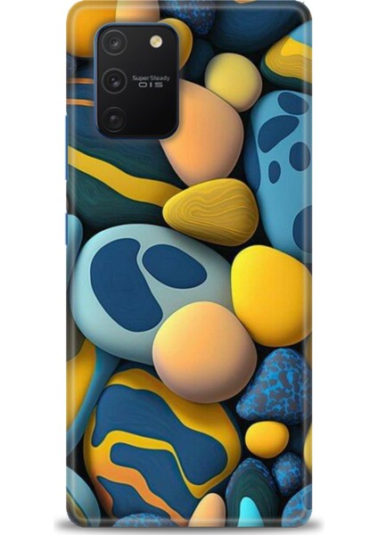 Samsung Galaxy A91 Hd Baskılı Kılıf + Seramik Tam Kaplayan Ekran Koruyucu 343