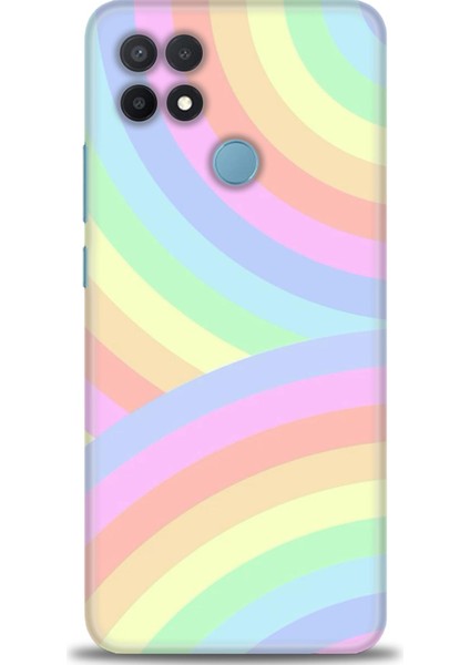 Oppo A15 Kılıf Hd Baskılı Kılıf + Seramik Tam Kaplayan Ekran Koruyucu 425