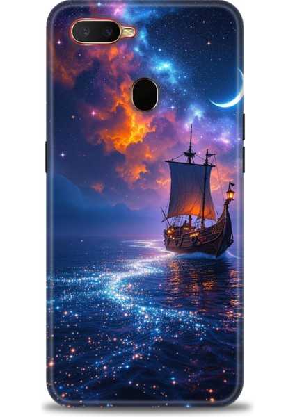 Oppo Ax7 Kılıf Hd Baskılı Kılıf + Seramik Tam Kaplayan Ekran Koruyucu 235