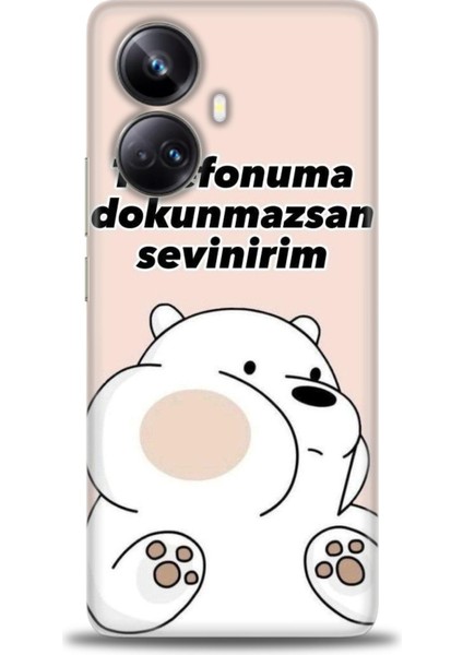 Realme 10 Pro Plus Kılıf Hd Baskılı Kılıf + Seramik Tam Kaplayan Ekran Koruyucu 158