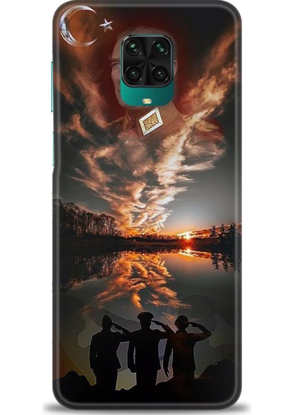 Xiaomi Redmi Note 9s Hd Baskılı Kılıf + Seramik Tam Kaplayan Ekran Koruyucu 26
