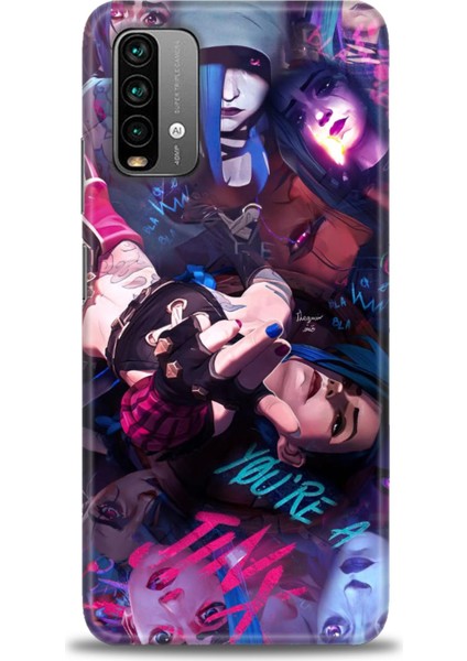 Xiaomi Redmi Note 9 4g Hd Baskılı Kılıf + Seramik Tam Kaplayan Ekran Koruyucu 278