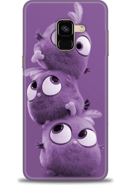 Samsung Galaxy A8 2018 Hd Baskılı Kılıf + Seramik Tam Kaplayan Ekran Koruyucu 361