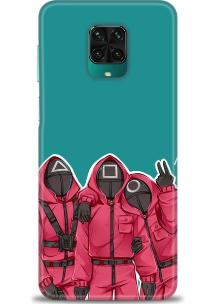 Xiaomi Redmi Note 9s Hd Baskılı Kılıf + Seramik Tam Kaplayan Ekran Koruyucu 290