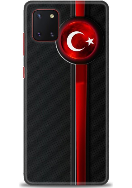 Samsung Galaxy A81 Hd Baskılı Kılıf + Seramik Tam Kaplayan Ekran Koruyucu 32