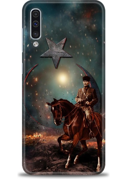 Samsung Galaxy A30S Hd Baskılı Kılıf + Seramik Tam Kaplayan Ekran Koruyucu 25