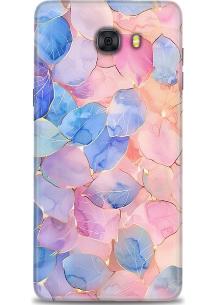 Samsung Galaxy C9 Pro Hd Baskılı Kılıf + Seramik Tam Kaplayan Ekran Koruyucu 316