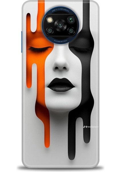 Xiaomi Poco X3 Pro Kılıf Hd Baskılı Kılıf + Seramik Tam Kaplayan Ekran Koruyucu 143