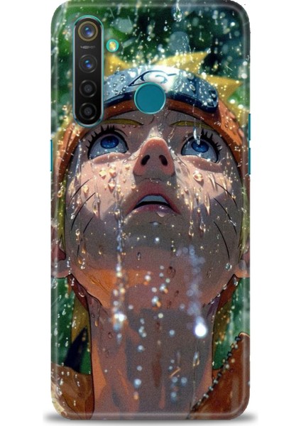 Realme 5 Pro Kılıf Hd Baskılı Kılıf + Seramik Tam Kaplayan Ekran Koruyucu 258
