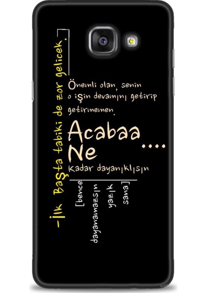 Samsung Galaxy A5 2016 Hd Baskılı Kılıf + Seramik Tam Kaplayan Ekran Koruyucu 393