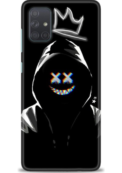 Samsung Galaxy A71 Hd Baskılı Kılıf + Seramik Tam Kaplayan Ekran Koruyucu 351