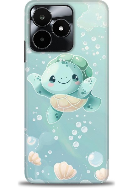 Realme C53 Kılıf Hd Baskılı Kılıf + Seramik Tam Kaplayan Ekran Koruyucu 310