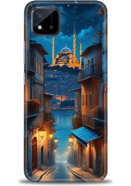 Realme C11 2021 Kılıf Hd Baskılı Kılıf + Seramik Tam Kaplayan Ekran Koruyucu 221
