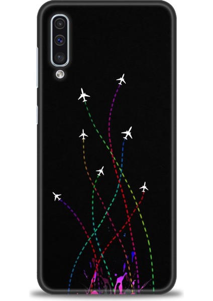 Samsung Galaxy A50 Hd Baskılı Kılıf + Seramik Tam Kaplayan Ekran Koruyucu 388