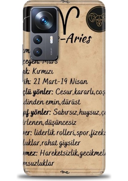 Xiaomi Mi 12T Pro Kılıf Hd Baskılı Kılıf + Seramik Tam Kaplayan Ekran Koruyucu 479