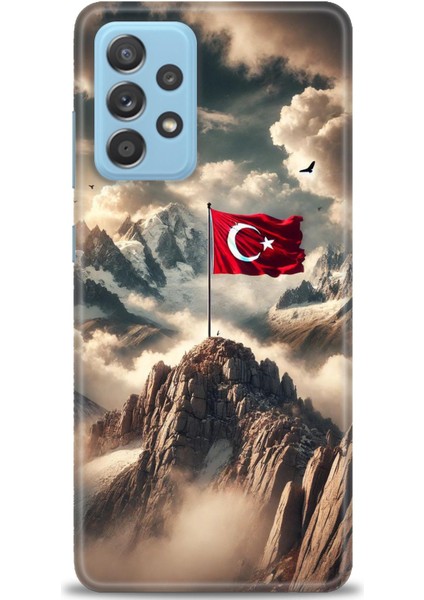 Samsung Galaxy A52S 5g Hd Baskılı Kılıf + Seramik Tam Kaplayan Ekran Koruyucu 34