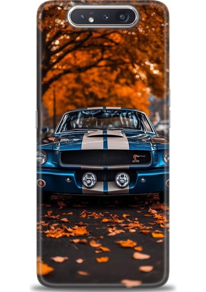 Samsung Galaxy A80 Hd Baskılı Kılıf + Seramik Tam Kaplayan Ekran Koruyucu 103