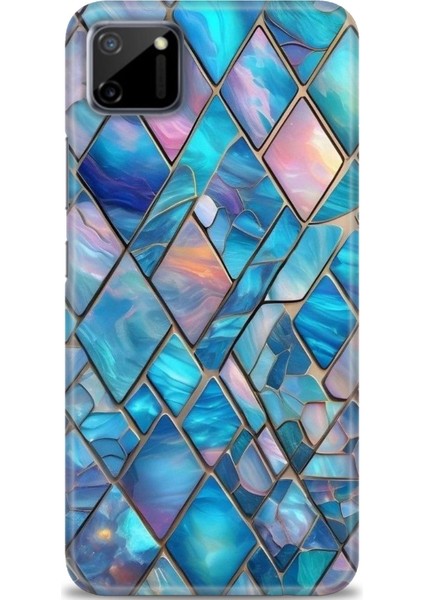 Realme C11 Kılıf Hd Baskılı Kılıf + Seramik Tam Kaplayan Ekran Koruyucu 338