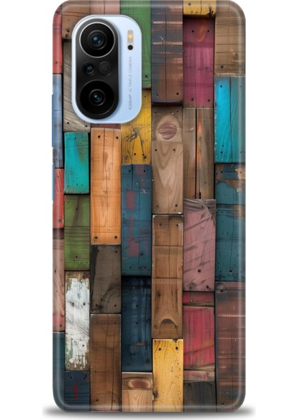 Xiaomi Redmi K40 Hd Baskılı Kılıf + Seramik Tam Kaplayan Ekran Koruyucu 330