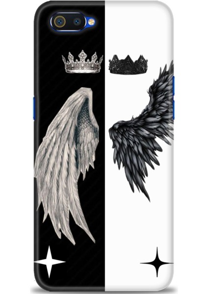 Realme C2 Kılıf Hd Baskılı Kılıf + Seramik Tam Kaplayan Ekran Koruyucu 145