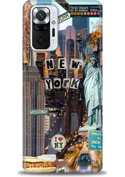 Xiaomi Redmi Note 10 Pro Hd Baskılı Kılıf + Seramik Tam Kaplayan Ekran Koruyucu 265