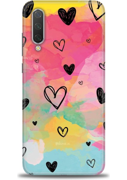 Xiaomi Mi 9 Se Kılıf Hd Baskılı Kılıf + Seramik Tam Kaplayan Ekran Koruyucu 417