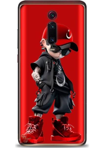 Xiaomi Mi 9t Kılıf Hd Baskılı Kılıf + Seramik Tam Kaplayan Ekran Koruyucu 250