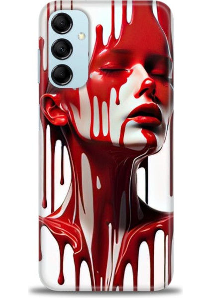 Samsung Galaxy M14 5g Hd Baskılı Kılıf + Seramik Tam Kaplayan Ekran Koruyucu 150