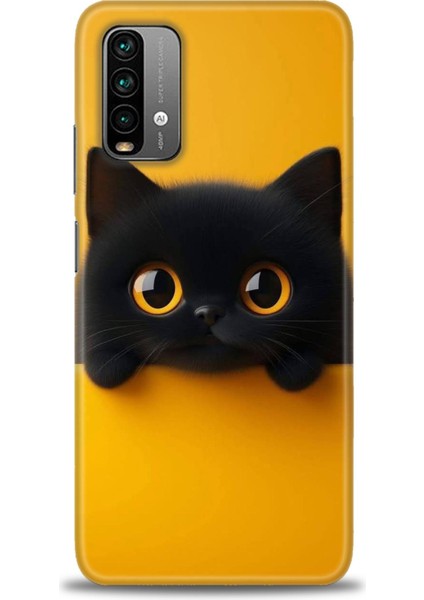 Xiaomi Redmi 9t Hd Baskılı Kılıf + Seramik Tam Kaplayan Ekran Koruyucu 64