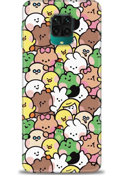 Xiaomi Redmi Note 9s Hd Baskılı Kılıf + Seramik Tam Kaplayan Ekran Koruyucu 496