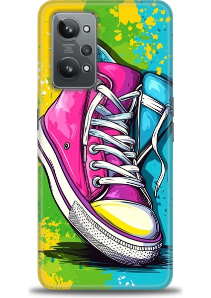 Realme Gt2 Kılıf Hd Baskılı Kılıf + Seramik Tam Kaplayan Ekran Koruyucu 441