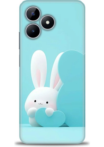 Realme Note 50 Kılıf Hd Baskılı Kılıf + Seramik Tam Kaplayan Ekran Koruyucu 73