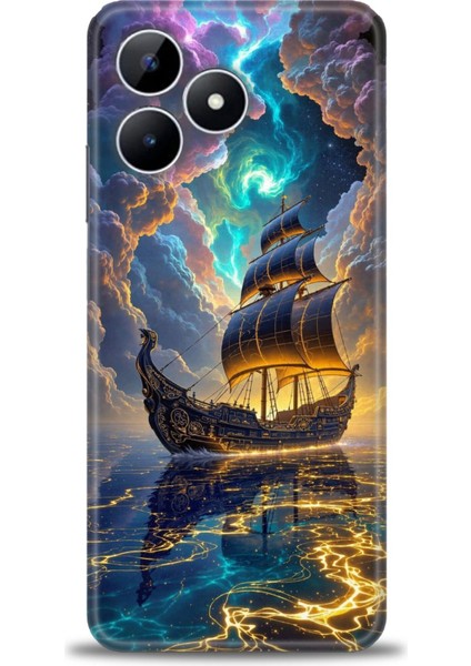 Realme Note 50 Kılıf Hd Baskılı Kılıf + Seramik Tam Kaplayan Ekran Koruyucu 233