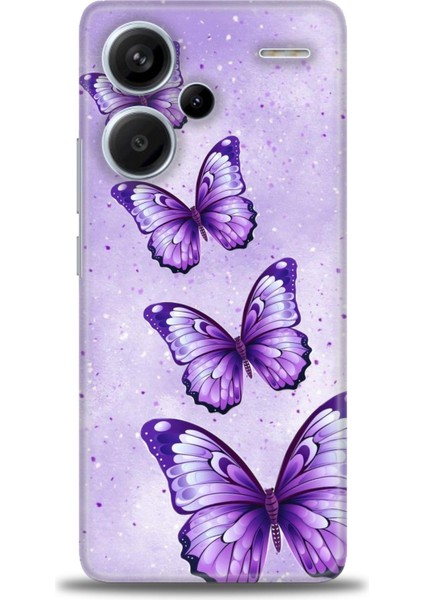 Xiaomi Redmi Note 13 Pro Plus Hd Baskılı Kılıf + Seramik Tam Kaplayan Ekran Koruyucu 296