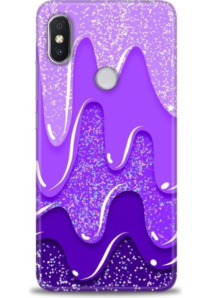 Xiaomi Redmi Note 6 Pro Hd Baskılı Kılıf + Seramik Tam Kaplayan Ekran Koruyucu 421
