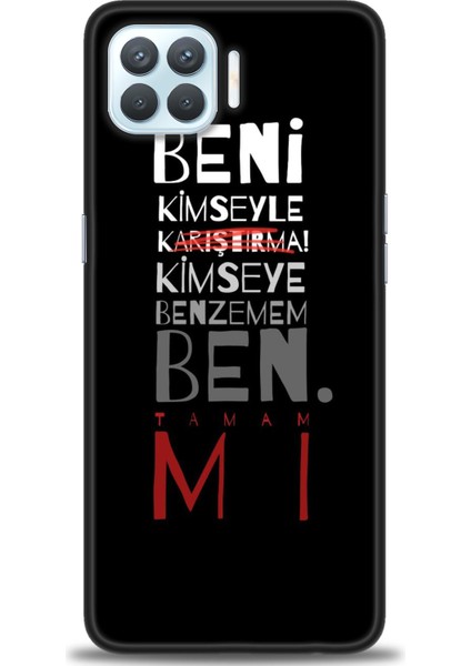Oppo Reno 4 Lite Kılıf Hd Baskılı Kılıf + Seramik Tam Kaplayan Ekran Koruyucu 396