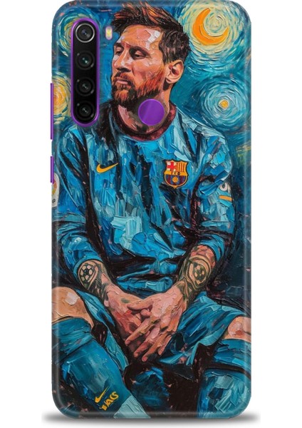 Xiaomi Redmi Note 8 Hd Baskılı Kılıf + Seramik Tam Kaplayan Ekran Koruyucu 12