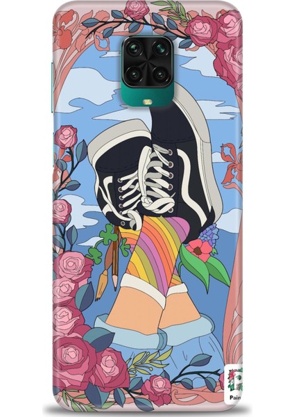 Xiaomi Redmi Note 9s Hd Baskılı Kılıf + Seramik Tam Kaplayan Ekran Koruyucu 447