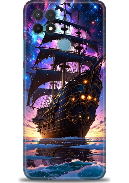 Oppo A15 Kılıf Hd Baskılı Kılıf + Seramik Tam Kaplayan Ekran Koruyucu 236