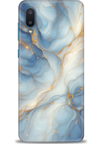 Samsung Galaxy A02 Hd Baskılı Kılıf + Seramik Tam Kaplayan Ekran Koruyucu 318