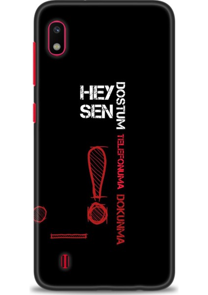 Samsung Galaxy A10 Hd Baskılı Kılıf + Seramik Tam Kaplayan Ekran Koruyucu 392