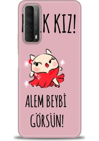 Huawei P Smart 2021 Kılıf Hd Baskılı Kılıf + Seramik Tam Kaplayan Ekran Koruyucu 165