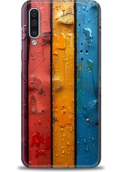 Samsung Galaxy A50S Hd Baskılı Kılıf + Seramik Tam Kaplayan Ekran Koruyucu 435
