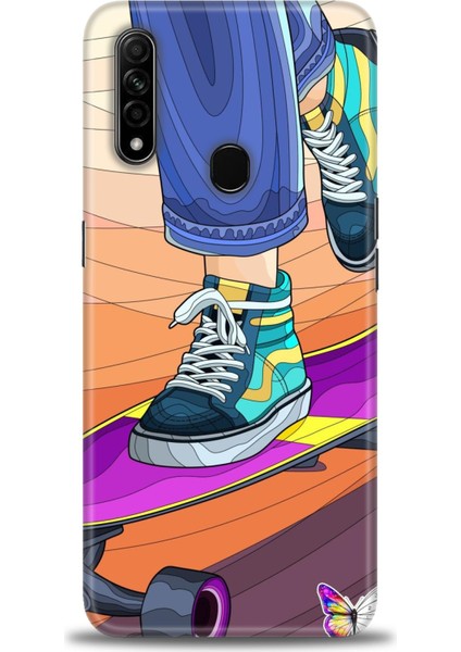 Oppo A31 Kılıf Hd Baskılı Kılıf + Seramik Tam Kaplayan Ekran Koruyucu 446